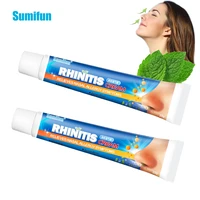 12pcs sumifun mint nasal essential oils rhinitis sinusitis nasal congestion treatment cream natural refresh nose cold cool
