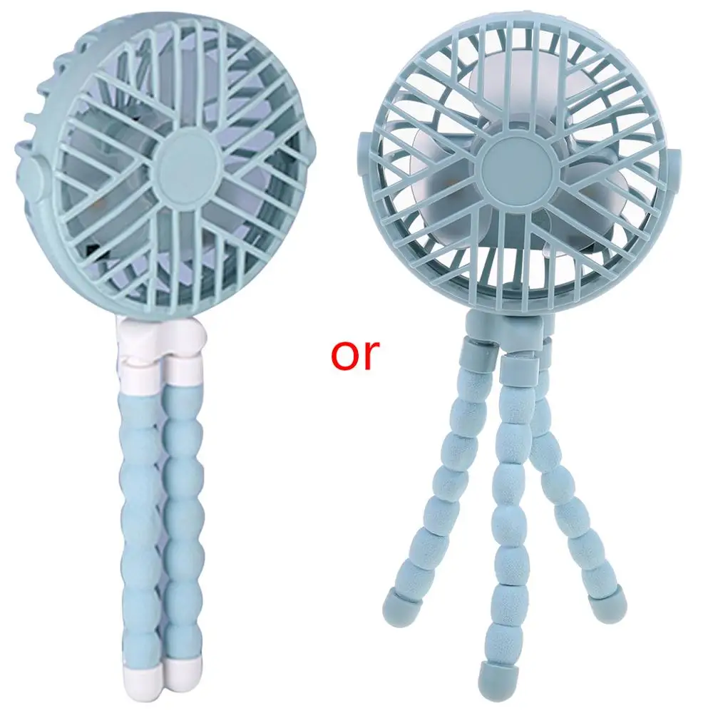 

Mini Stroller Fan,600mAh Personal Portable Desk Handheld Baby Bed Car Seat Fan USB Rechargeable Battery Operated Fan