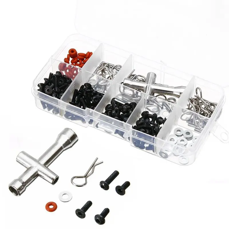 

rc 1/10 270 in 1 Special Repair Tool & Screws Box Set for 1/10 HSP RC Car DIY