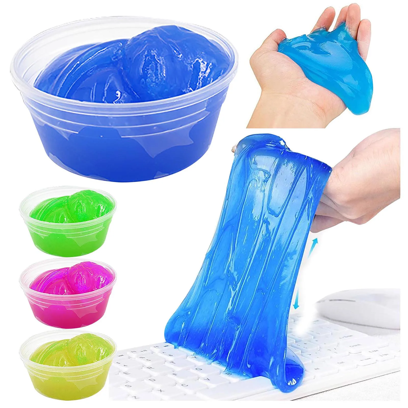 Cleaning Gel For Car Detailing Putty Vent Cleaner Goo Auto Tools Interior Dust Clea | Дом и сад