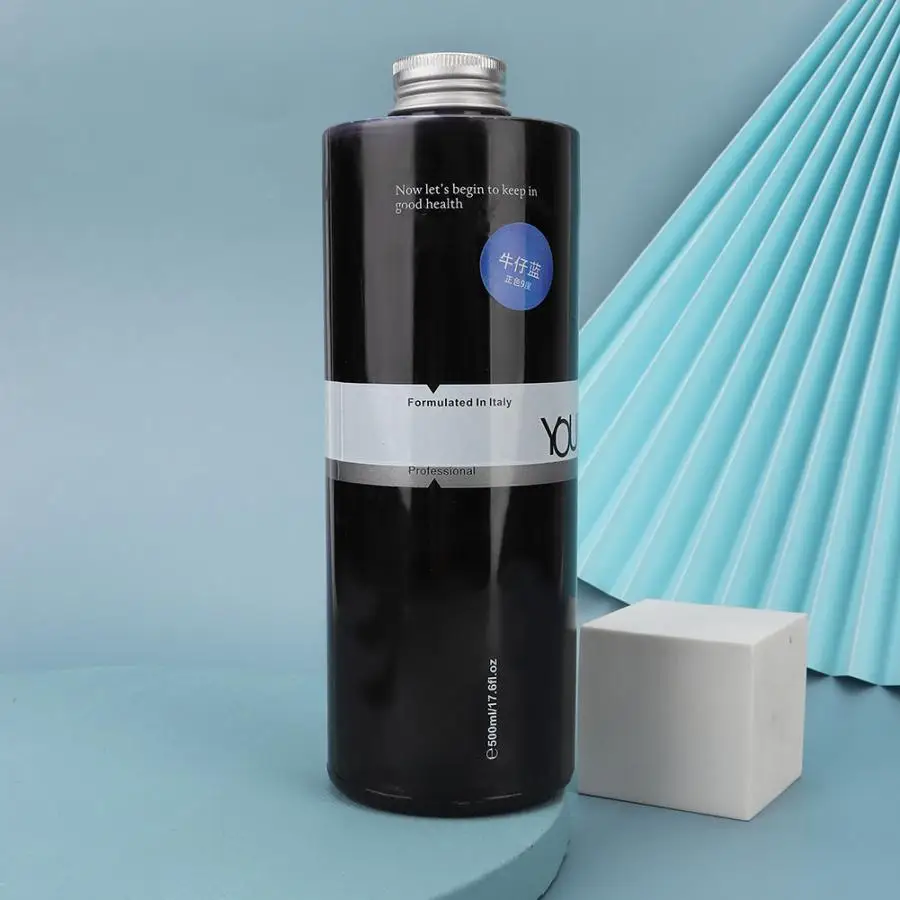 Крем-краска для волос Jean Blue 500 мл сделай сам окрашивающий крем инструмент салонов