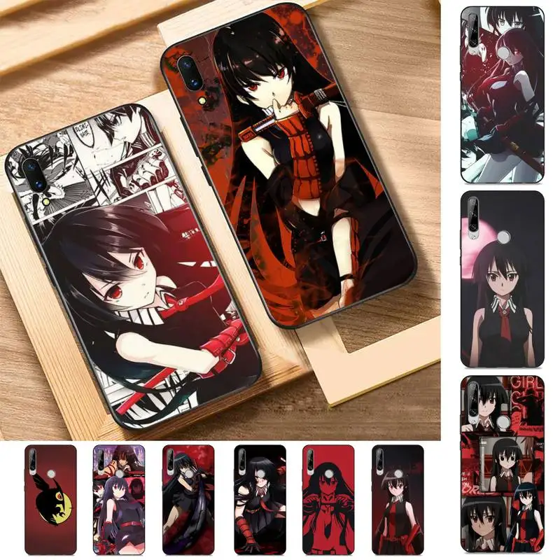 

Anime Akame Ga Kill Phone Case for Huawei Y 6 9 7 5 8s prime 2019 2018 enjoy 7 plus