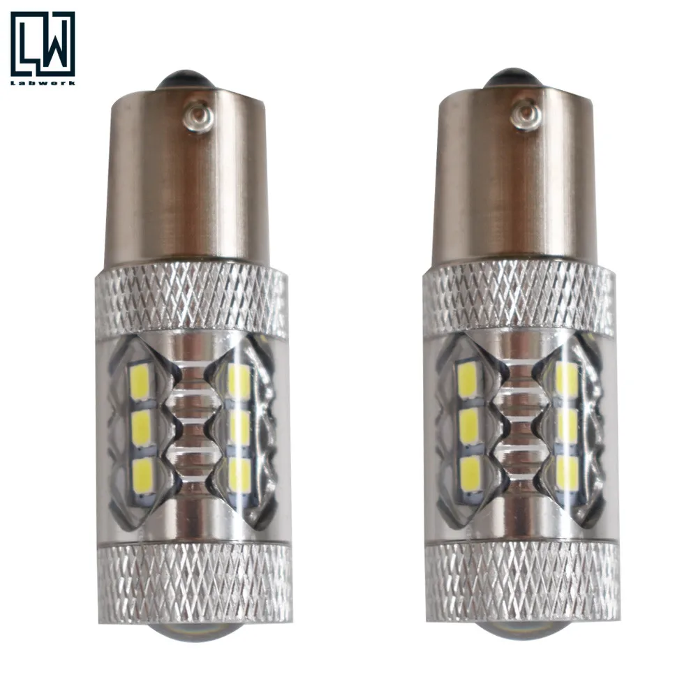 

2PC CANbus White LED Fit For Volkswagen MK6 Daytime Running Light