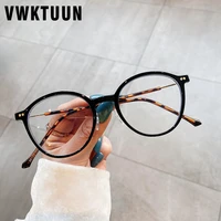 vwktuun eye glasses frames for men women myopia glasses anti blue light ray vintage glasses oval blue light blocking glasses