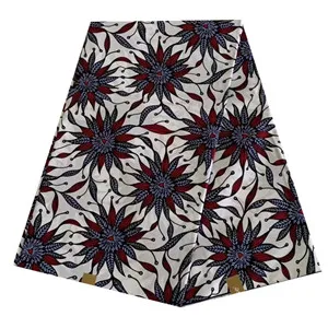 polyester Ankara Africa prints batik fabric real dutch wax tissu high quality 6yards fashion African sewing for party dress - Цвет: 16