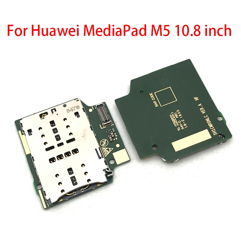 

Держатель для SIM-карты, разъем, слот, гибкий кабель, плата для Huawei MediaPad M5 10,8 дюйма, запасные части