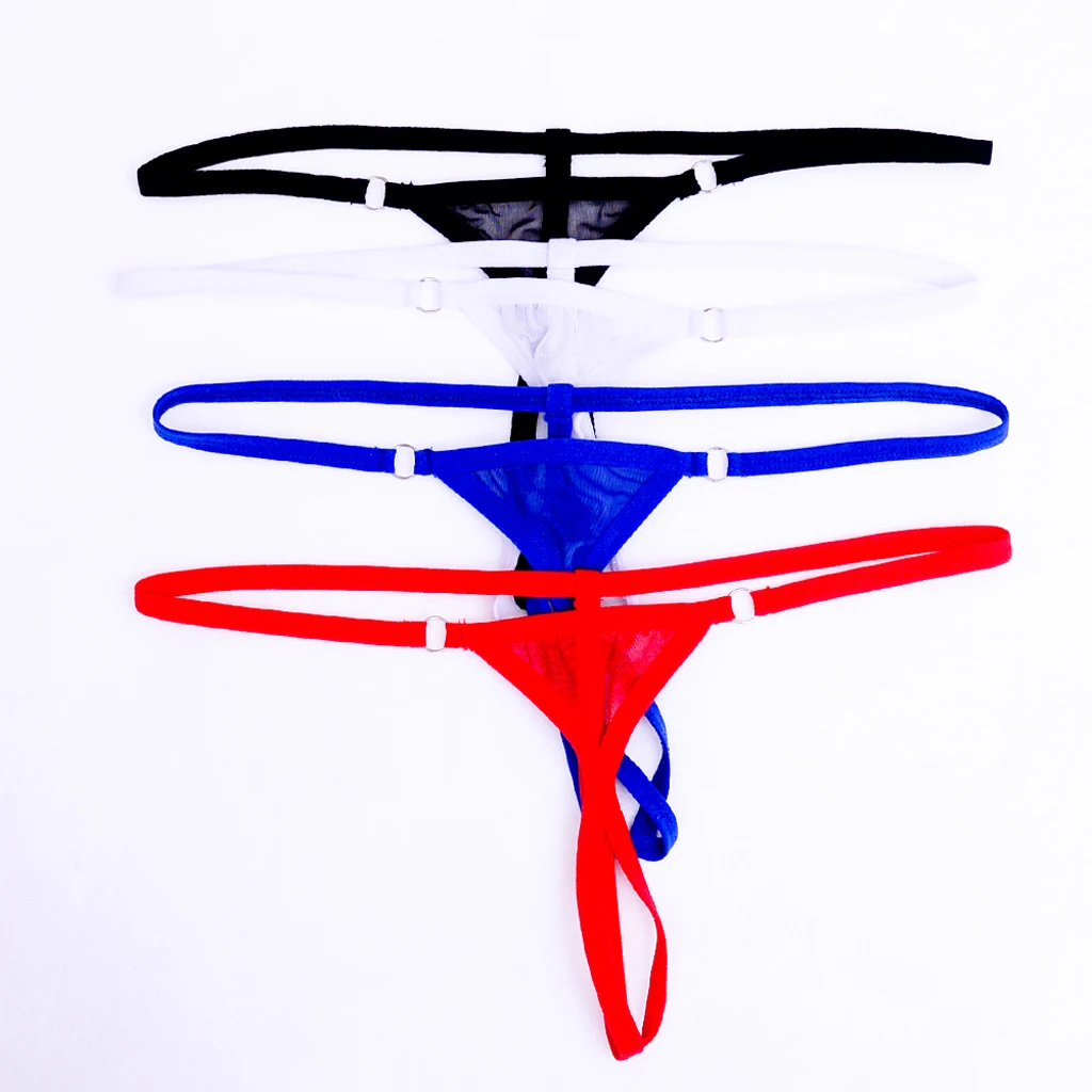 Mens Open Crotch Underwear T Back Thong |