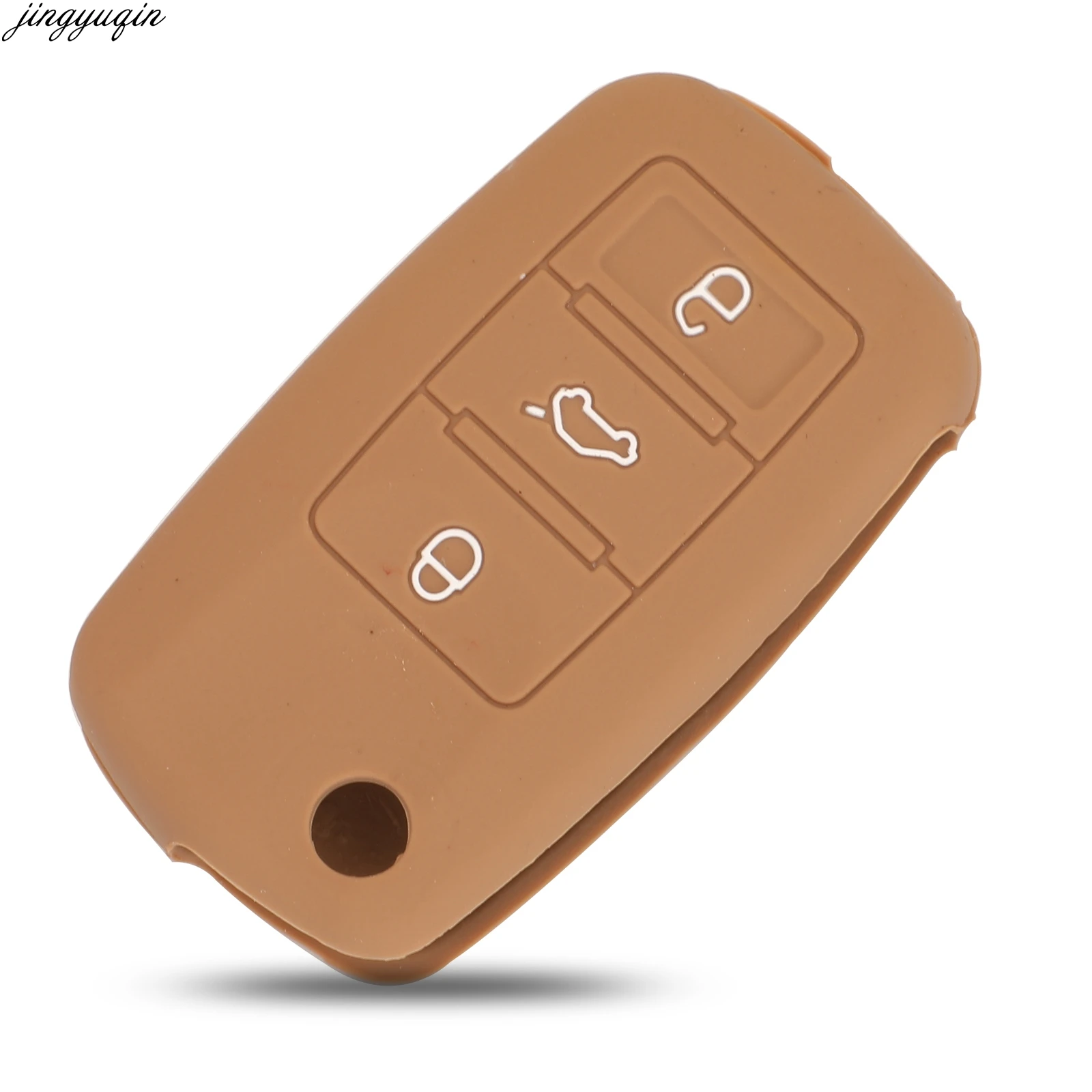 3 кнопки силиконовый чехол для ключей автомобиля VW Golf 4 5 6 7 Bora Jetta POLO MK4 MK6 Passat B5 B6