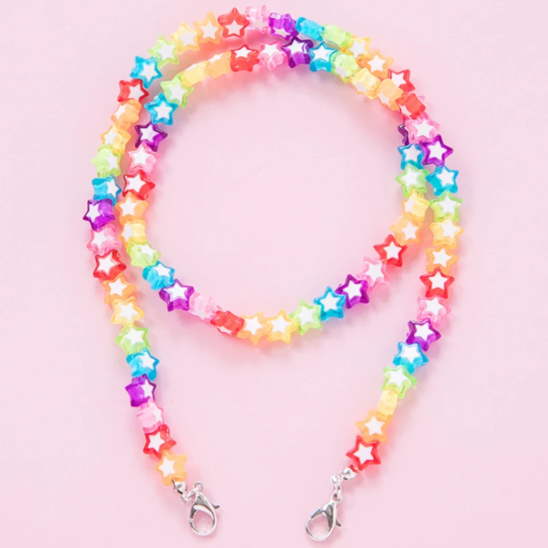 

Лидер продаж, детская маска для лица, очки с цепочкой и ремешком, удобный веревочный держатель для защиты от потери, противоударные маски на ...