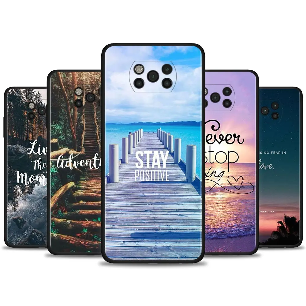 Чехол для Xiaomi Poco X3 NFC F3 GT M3 pro PocoF1 Mi 10T 9T Note 10 10Lite 11T Pro Civi Travel Mountain Sea Beach - купить по