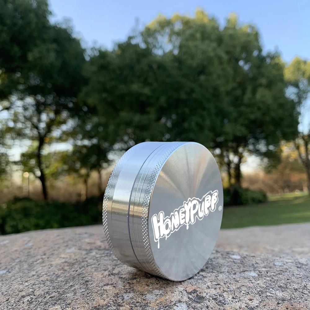 Мельница для табака алюминиевая 75 мм с острыми алмазными зубьями | Дом и сад