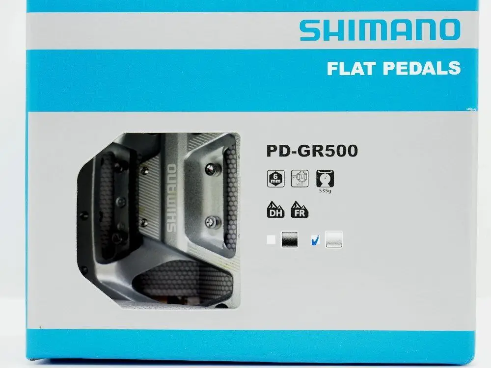 Оригинальные Shimano PD GR500 MTB плоские велосипедные педали из алюминия/сплава для