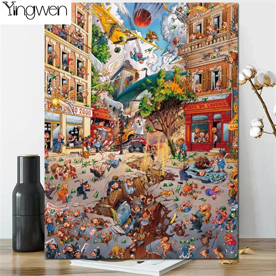 

Apocalypse Now 5D DIY Diamond Painting Full Square Round Diamond Art Embroidery Mosaic Handmade Large Size Cartoon Home Decor