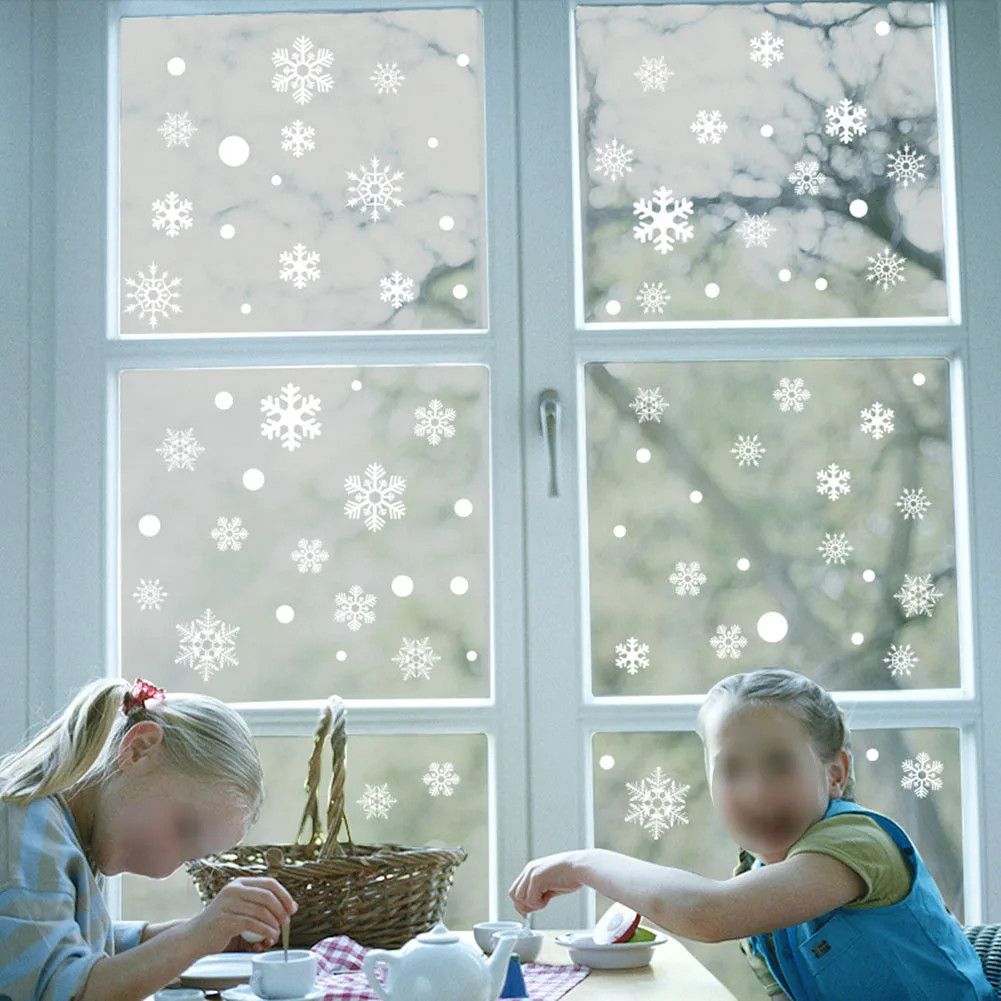 

New Year Window Sticker Christmas 33*50CM Home Removable Electrostatic