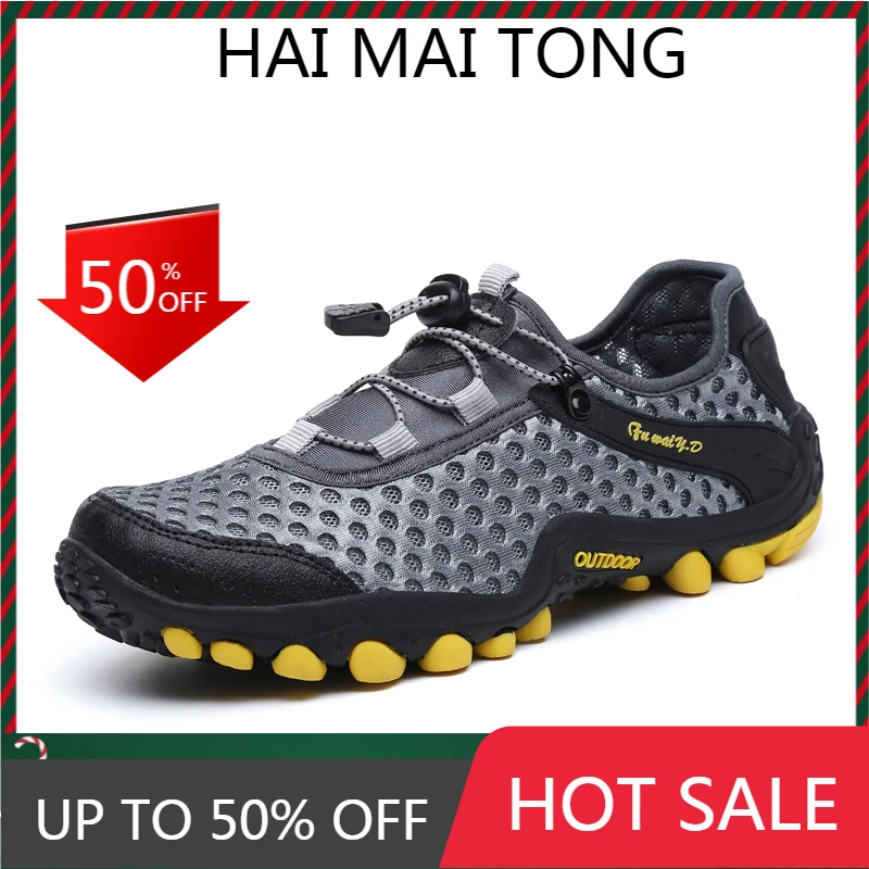 

Men Women High Top Hiking Shoes Durable Waterproof Anti-Slip Outdoor Climbing Trekking Shoes