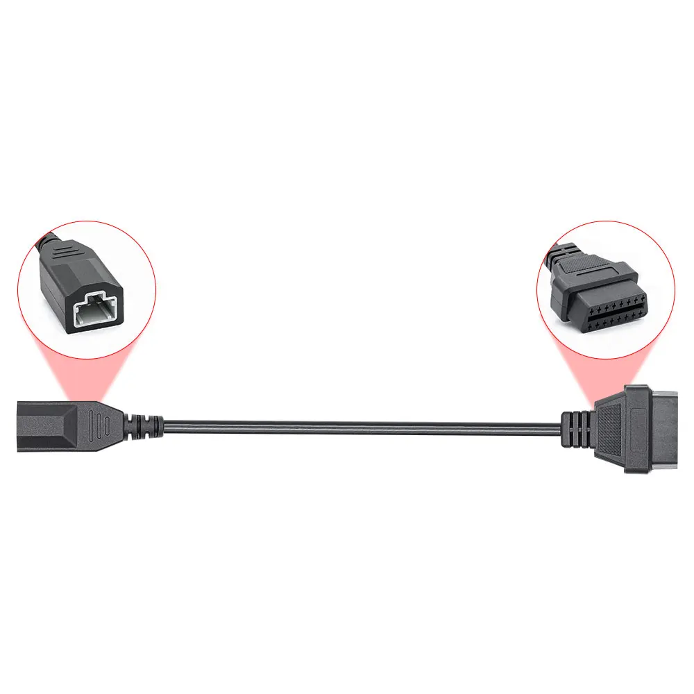 OBD Автомобильный разъем диагностического кабеля для Honda 3PIN 16PIN кабель OBD1 OBD2 3 PIN