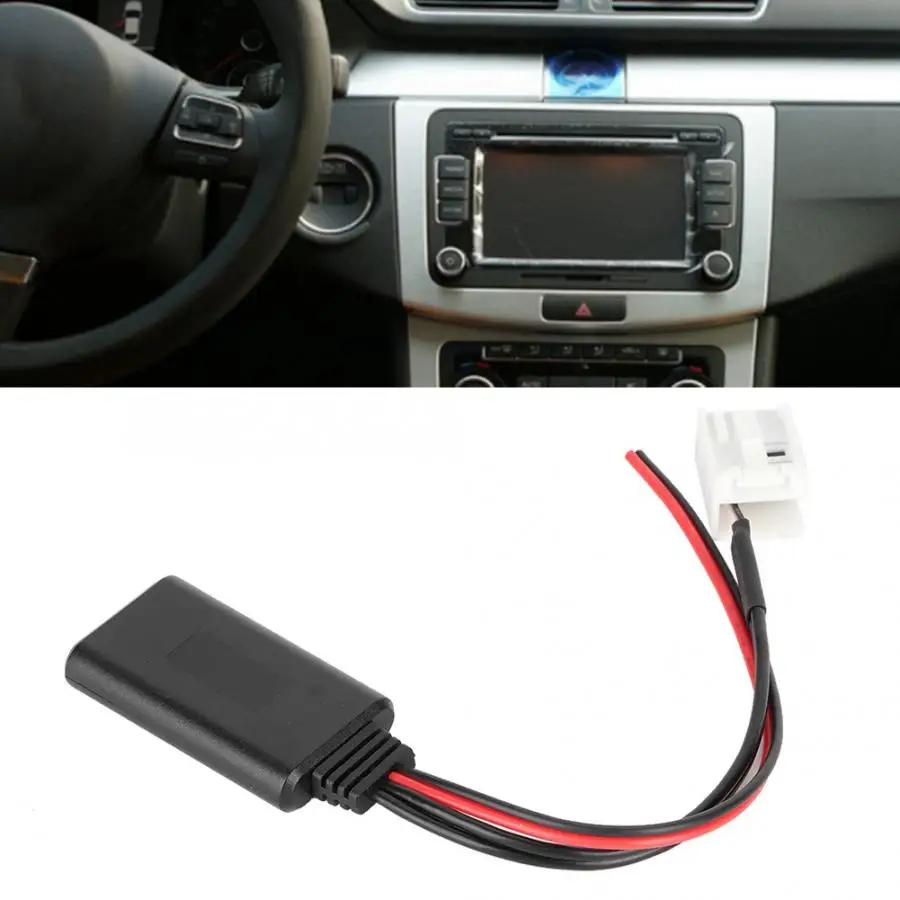 Автомобильный bluetooth-адаптер беспроводной Bluetooth аудио Музыка MP3 AUX провода кабель Разъемы для адаптеров для Audi Skoda RCD RNS