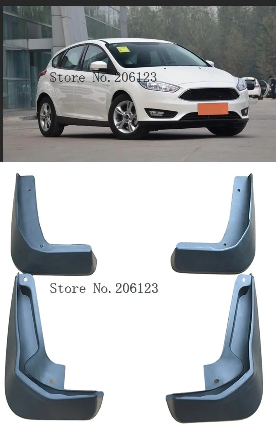Брызговики для хэтчбека Ford Focus 3 MK3 2011-2018 2016-2017 | Автомобили и мотоциклы