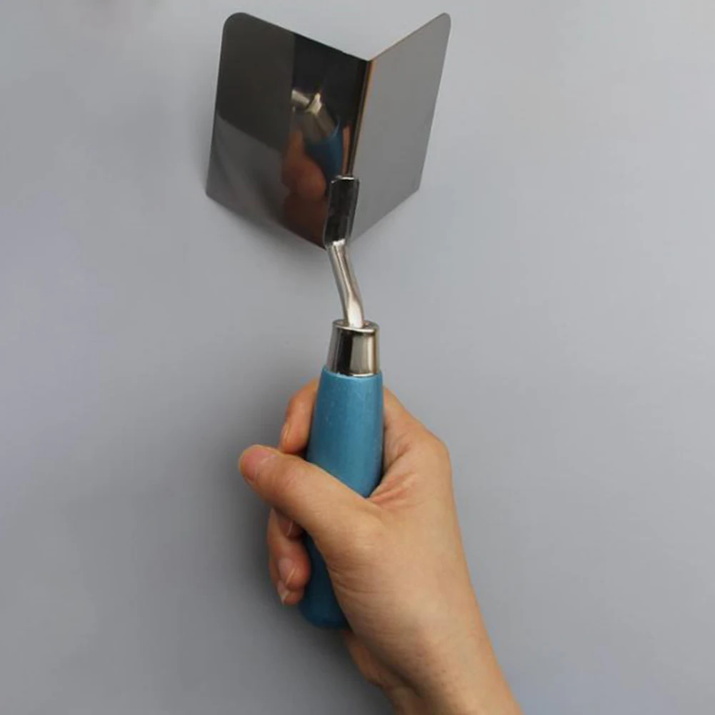

Spatula Trowel Wall Stainless Steel Angle Plastering 90 Degree Hand tool