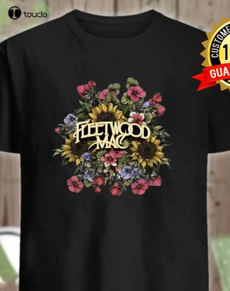 Fleetwood-Mac T Shirt Temerchan Fleetwood Mac Sunflower Vintage Raglan T Shirt Long Sleeves Tshirt Ruler