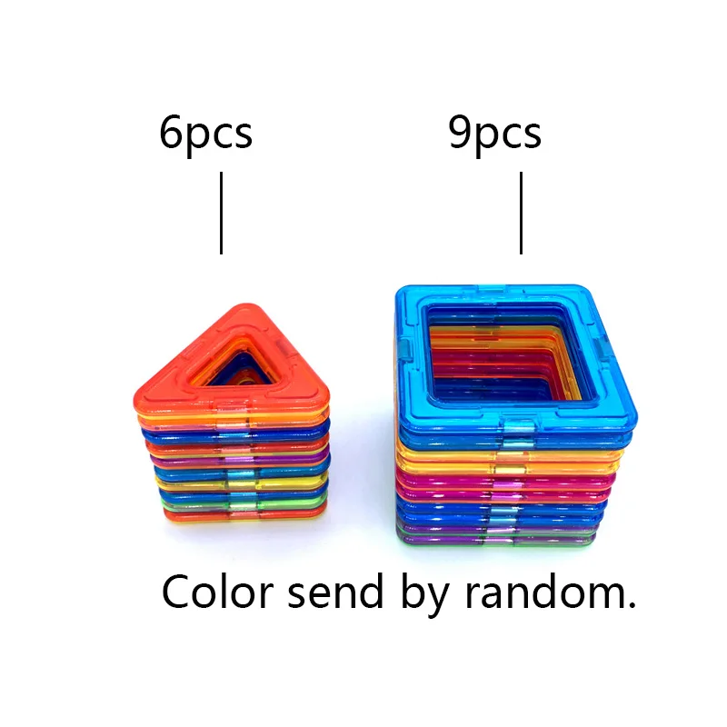 15 шт./компл. большой размер магнитный дизайнерский Строительный набор модель