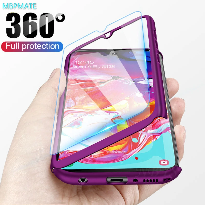

360 Full Protective Phone Case For Samsung Galaxy A40 A50 A60 A70 M30 M10 M20 A10 A20 A30 A5 A7 2017 A6 A8 A9 2018 A3 2016 Case