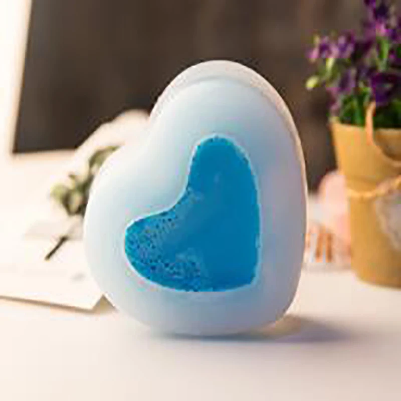 3D Пышное сердце силиконовая форма для ручной работы геометрический медведь полимерные инструменты DIY медведь каваи эпоксидная смола кошка ювелирные изделия Кролик свинка Ремесло Новинка