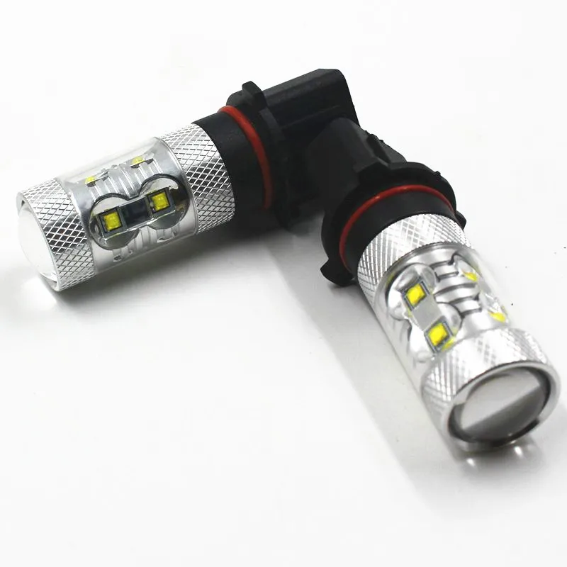 Rockeybright 2 шт. 80 Вт 10SMD p13w PSX26W светодиодные противотуманные фары Дневные ходовые
