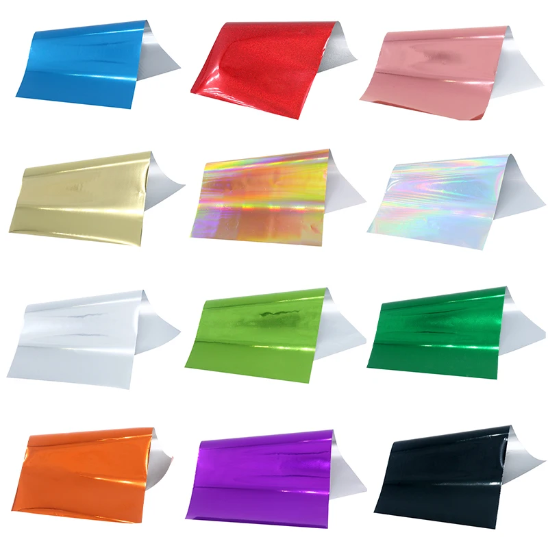 

Gold Silver Red Hot Stamping Foil Paper Laminator Laminating Transfer on Elegance Laser Printer Craft Paper 50Pcs 8 x 15cm