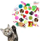 Игрушки для котят, набор из 20 предметов для кошек