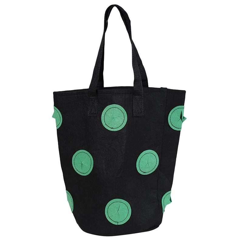 

Мешок для выращивания клубники, вертикальный нетканый садовый подвесной мешок Jardin для выращивания растений, овощей, картофеля, для теплиц