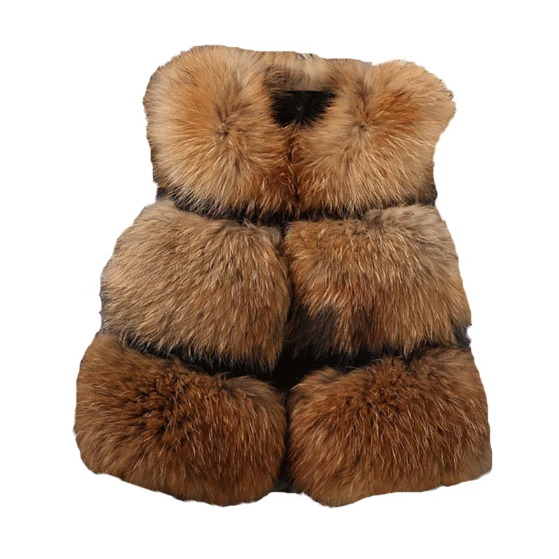 Autumn Winter Fashion Women Faux Fur Vest Sleeveless Fur Vests Femme Waistcoat