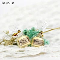 jo house mini pillow bread milk cake model 112 dollhouse minatures model dollhouse accessories