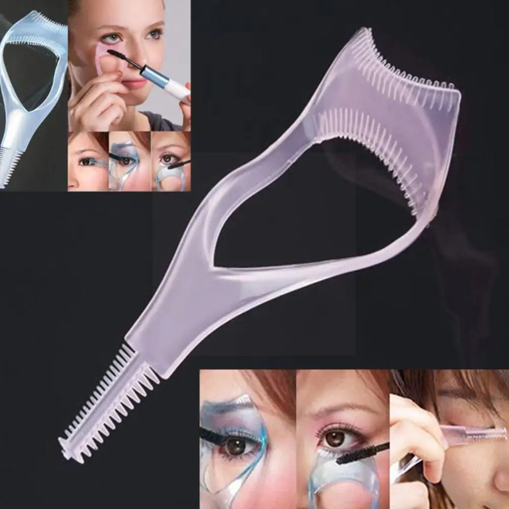

Simple Makeup Three-dimensional Crystal Three-in-one Guide Comb Eyelash Care Curler Hair Card Makeup Tool Tool Masca L3U6