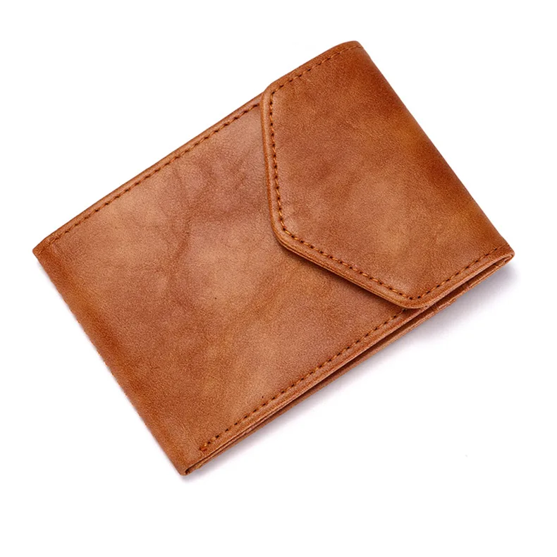 

Mini Mens Wallet PU Business Casual Hasp Short Slim Bifold Purse Multifunction Vintage Holder Billetera Hombre Men Wallet DA50QB