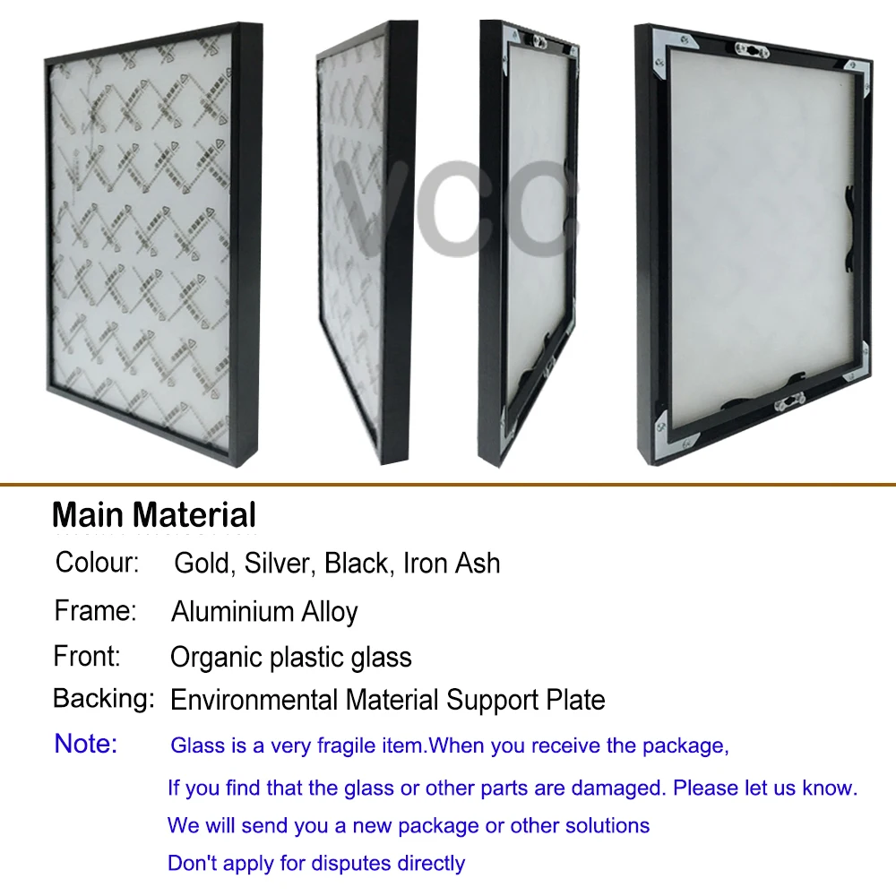 

Picture Frame Metal Poster Frame Classic Aluminum Photo Frames For Wall Hanging A3 A4 30x30 Certificate Frame