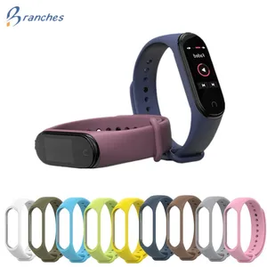 Ремешок для фитнес-браслета Xiaomi Mi Band 4, силиконовый, черный