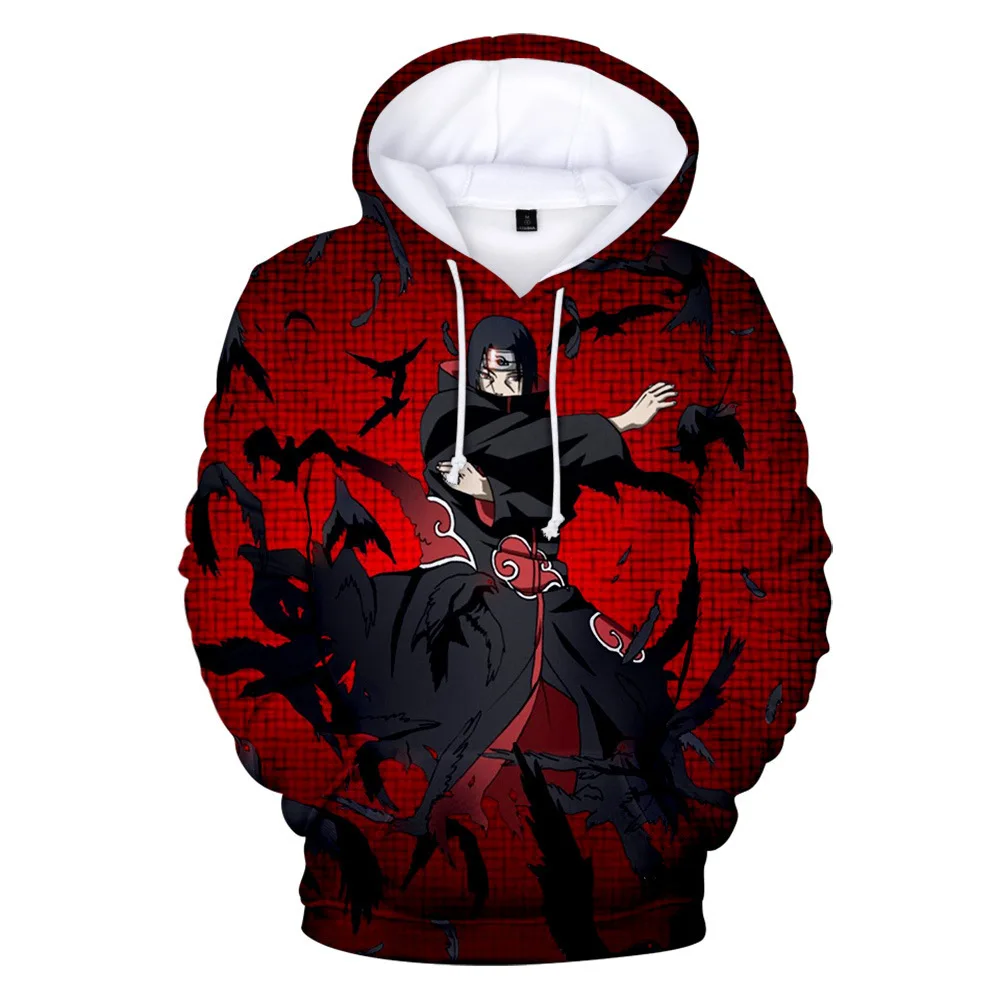 

3D Printed Hoodies Man Japan Style Harajuku Naruto Anime Hooded Hoodie Spring Autumn Streetwear Casual Loose Couple Sweatshirts