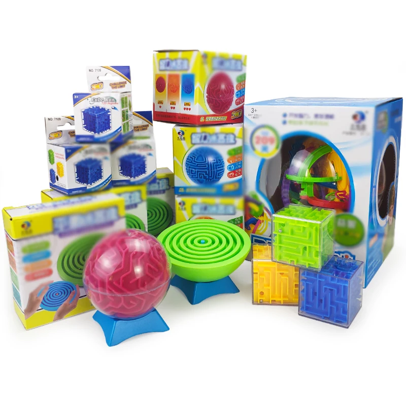 

Магический куб, головоломка, игра, лабиринтный шар, 3D куб, забавная игра мозга, улучшение вызова, Магическая развивающая интересная игрушка ...