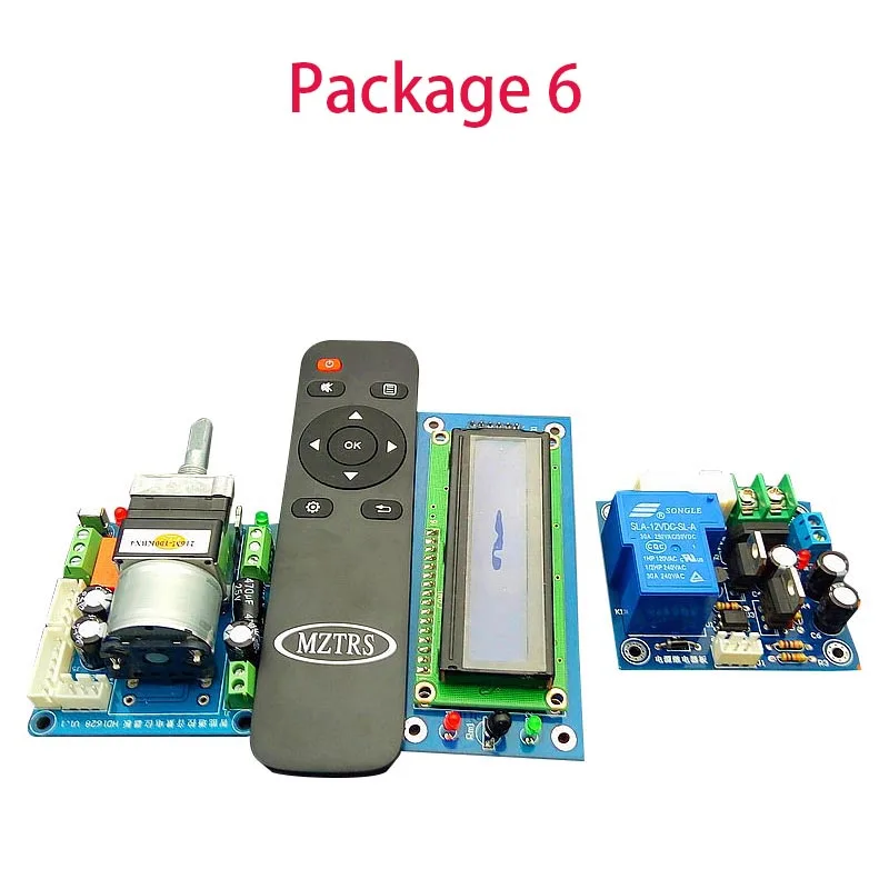 Package 6 Hi-Fi Инфракрасный пульт дистанционного управления регулятор громкости Регулировка платы APS усилитель предусилителя потенциометра двигателя автоматически регулирует громкость - Цвет: Package 6