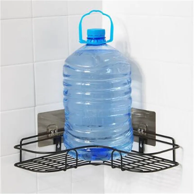 Угловая душевая полка для ванной и кухни железная хранения шампуня держатель с