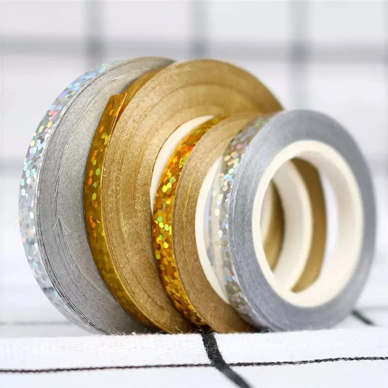 5 мм x 10 м многоцветная сатиновая оберточная лента для подарков Украшение DIY бант