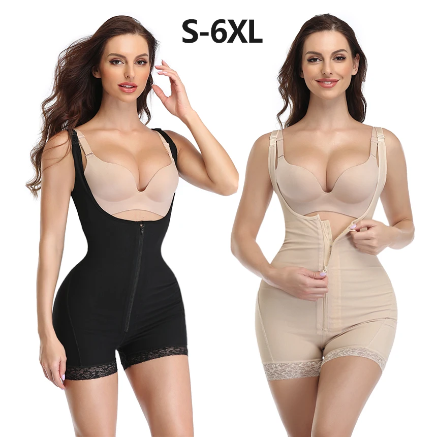 Корректирующее белье для всего тела Женское боди размера плюс корсет похудения