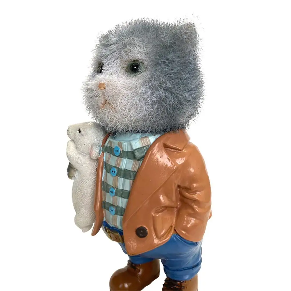 

Garden Animal Resin Statue Indoor Home Or Office Art Decor Ornament Gift Outdoor Garden Decorations For Patio Yard Lawn Chr