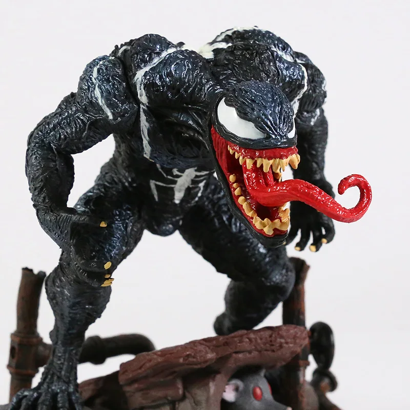 

23cm Anime Disney Marvel Venom Action Figure Toys Let There Be Carnage Figurine Collection Model Doll Desktop Gifts for Kids Boy