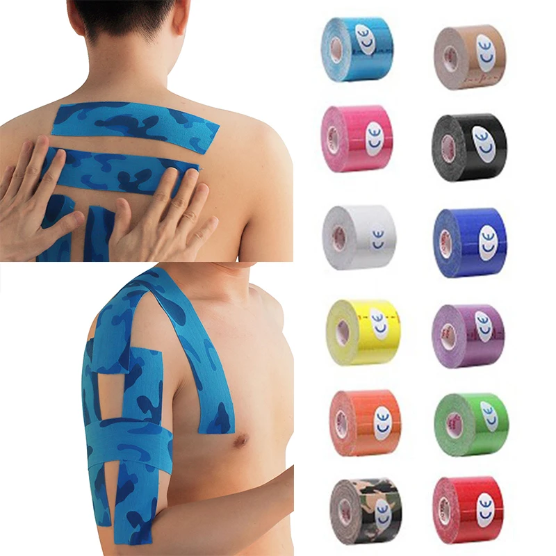 

Kinesiology Tape Kinesio Tape Grip Tape Athletic Recovery Elastic Kneepad Muscle Pain Relief Knee Pads Support Bandage Fitness