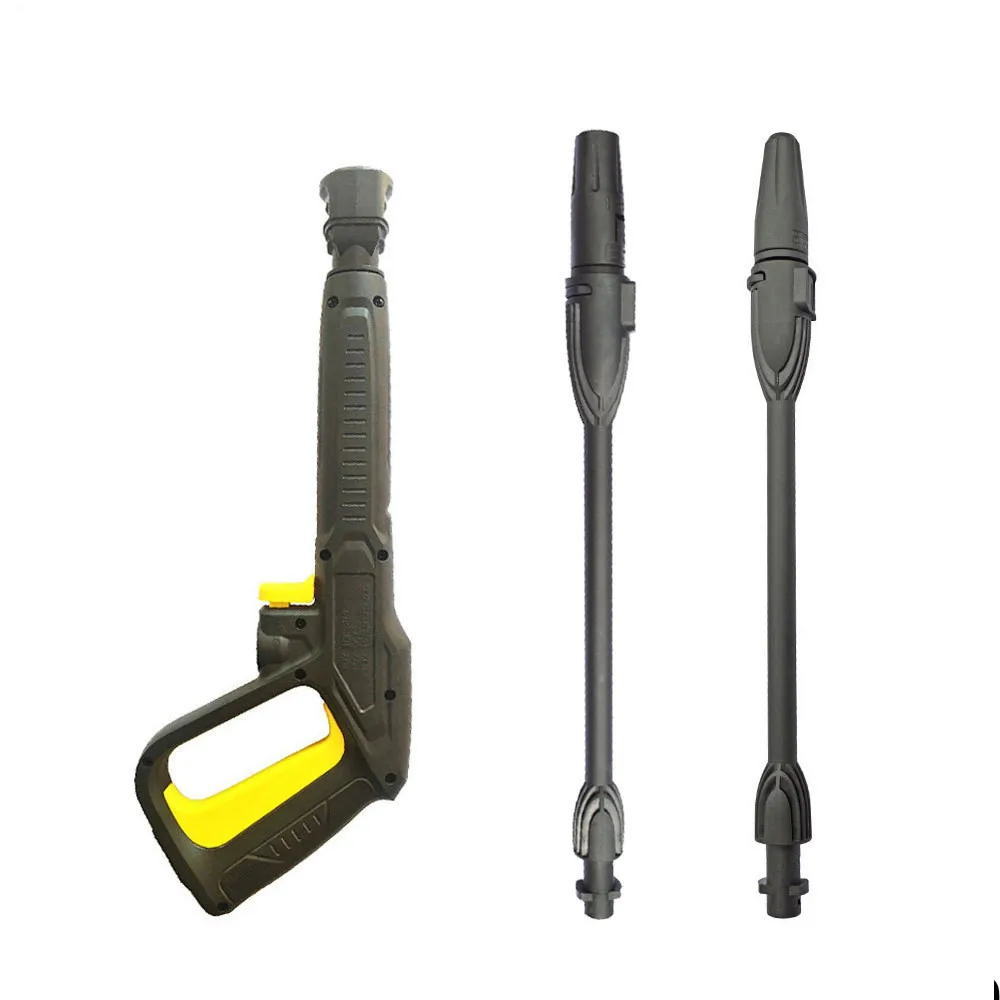 

Replacement Pressure Washer Gun Car Water Spray Gun Washing Machine Auto Wash Fan-shaped Cleaning Long Rod For Karcher K2--K7