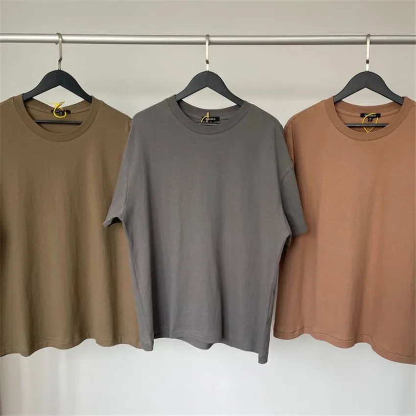 

Футболка Kanye West, сезон 6, Однотонная футболка для мужчин и женщин, сезон 1:1, топы лучшего качества с короткими рукавами и ярлыками внутри