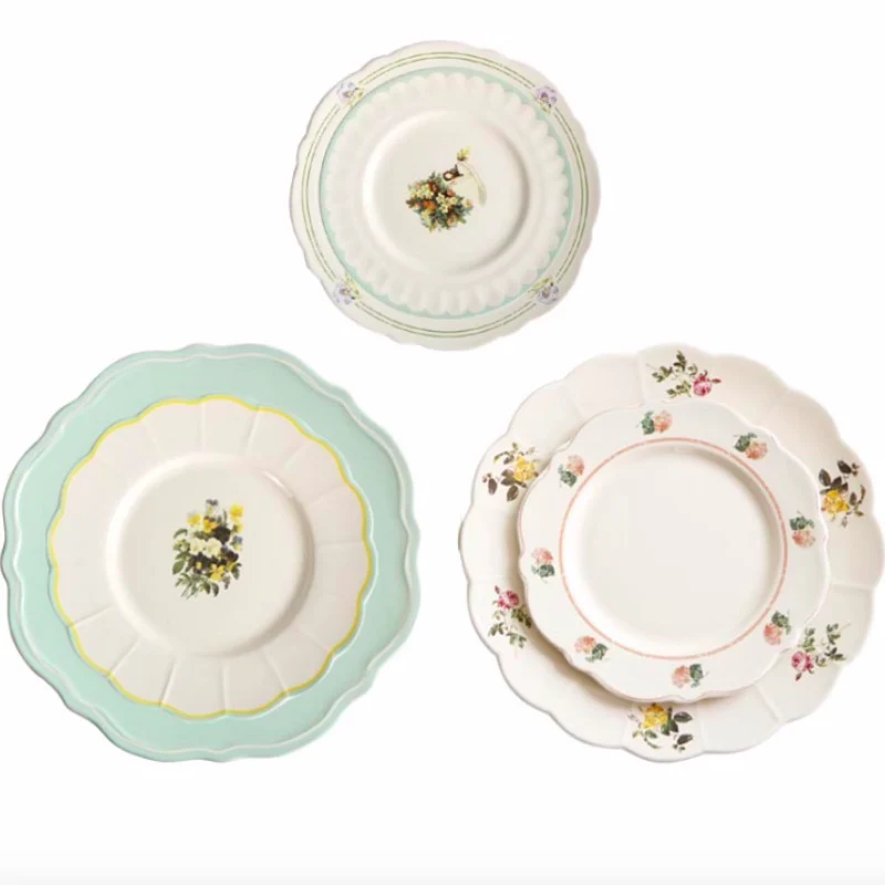 Тарелка для салата с мультяшным рисунком тарелки стейков | Дом и сад