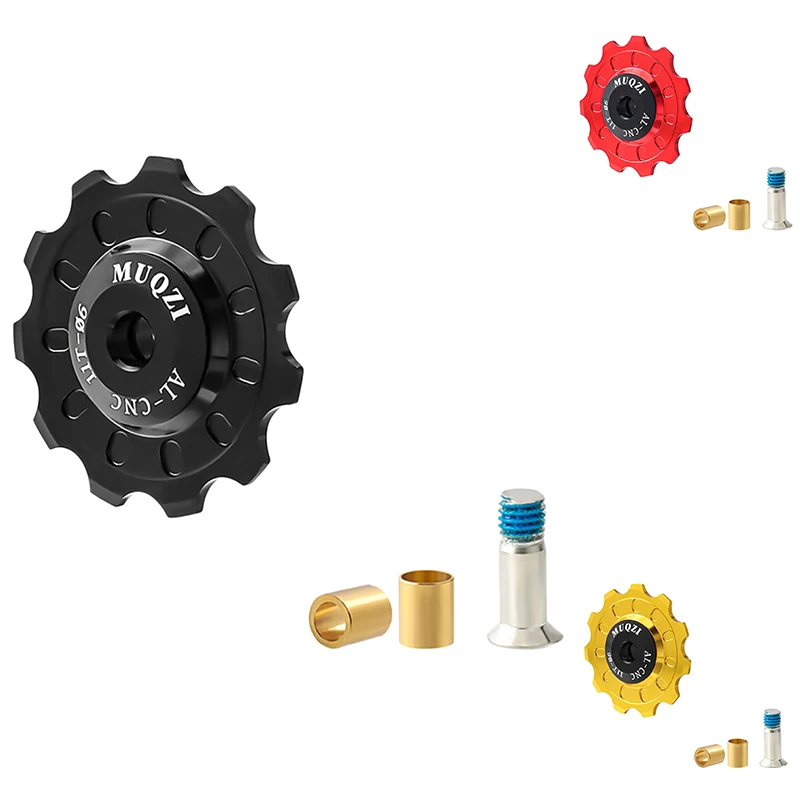 

Велосипедный задний переключатель передач MUQZI, Jockey Wheel 11T, керамический шкив, MTB, шкивы, велосипедный подшипник, направляющее колесо